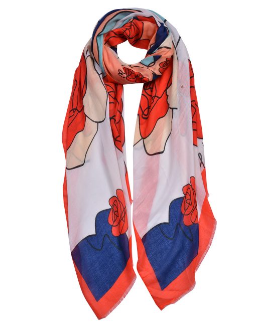 Floral scarf