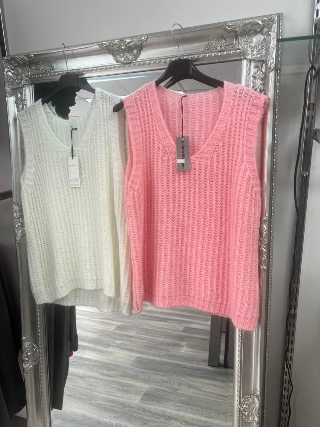 Knitted vest jumper