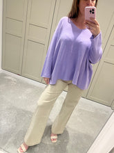 Lilac light knit jumper