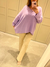 Lilac light knit jumper
