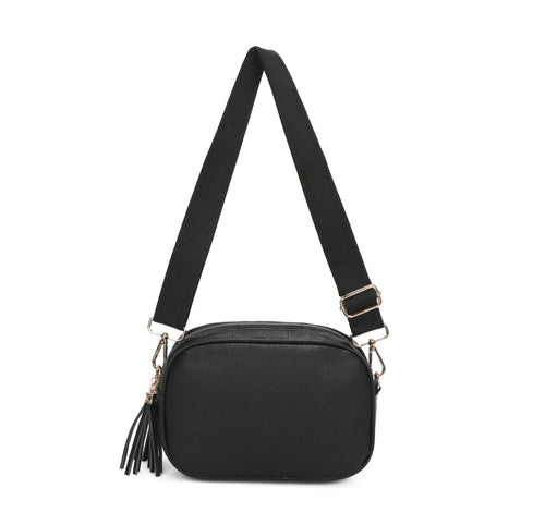 Black cross body bag