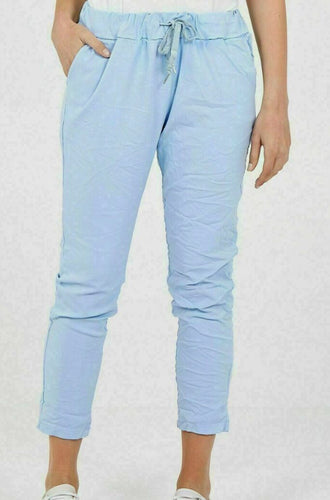 Baby blue magic pants