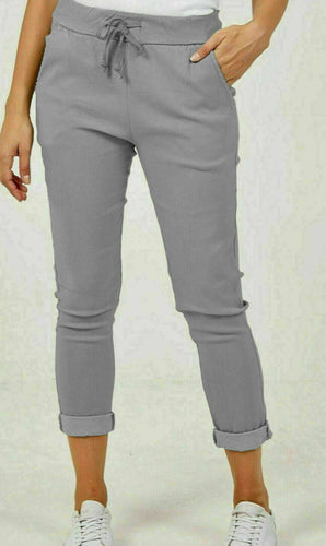 Light grey magic pants