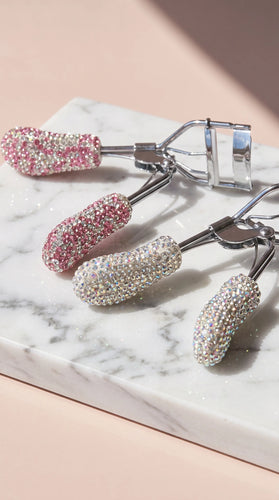 Crystal Pink diamanté eyelash curler