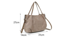 Suede effect black bag