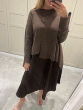 Chocolate brown Jumper and dress set