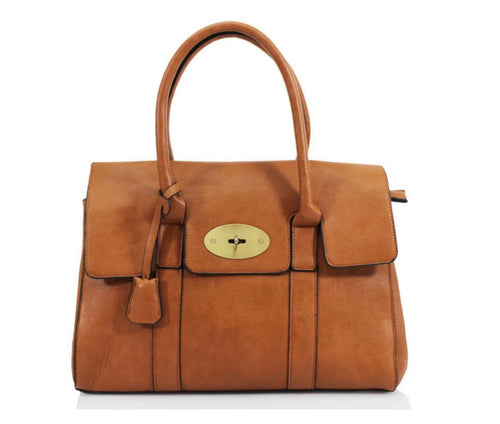 Brown shoulder bag