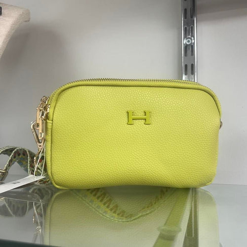 Lime cross body bag