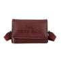 Wine fold over crossbody bag