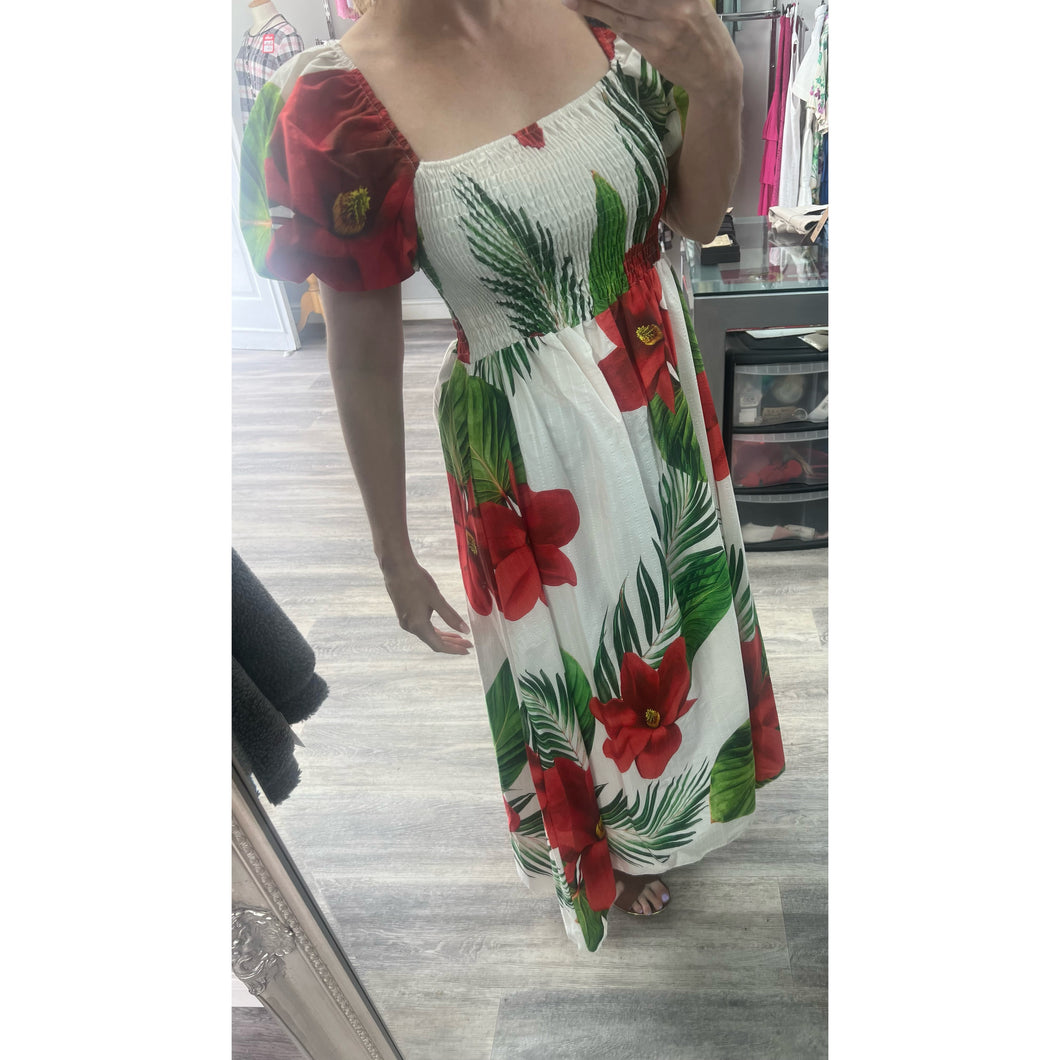 Floral maxi dress