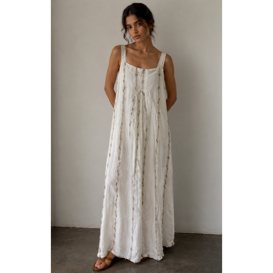 Cream maxi dress