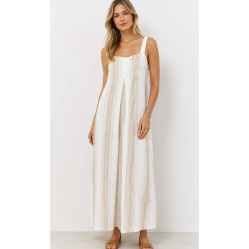 Cream maxi with gold