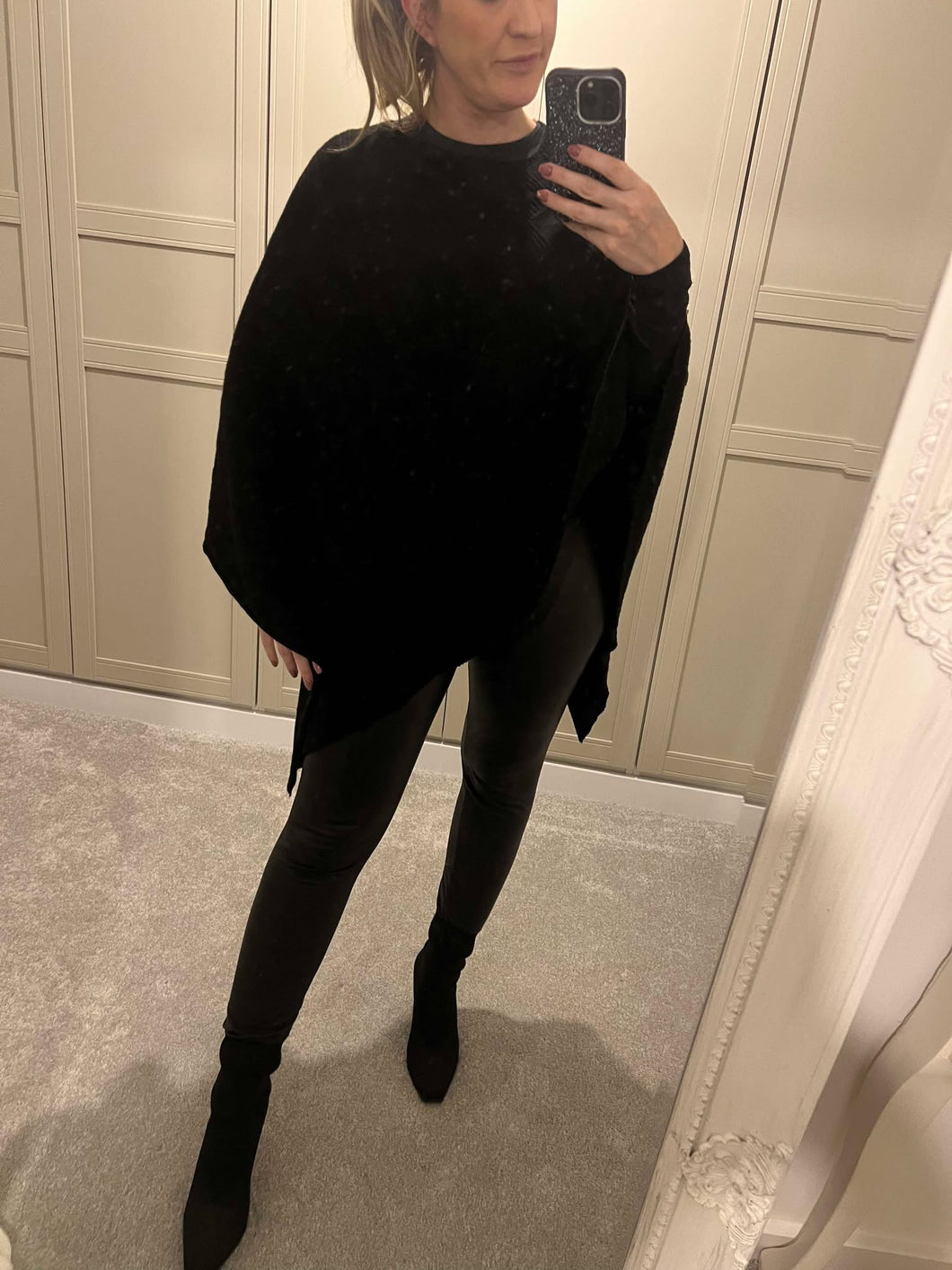 Black poncho