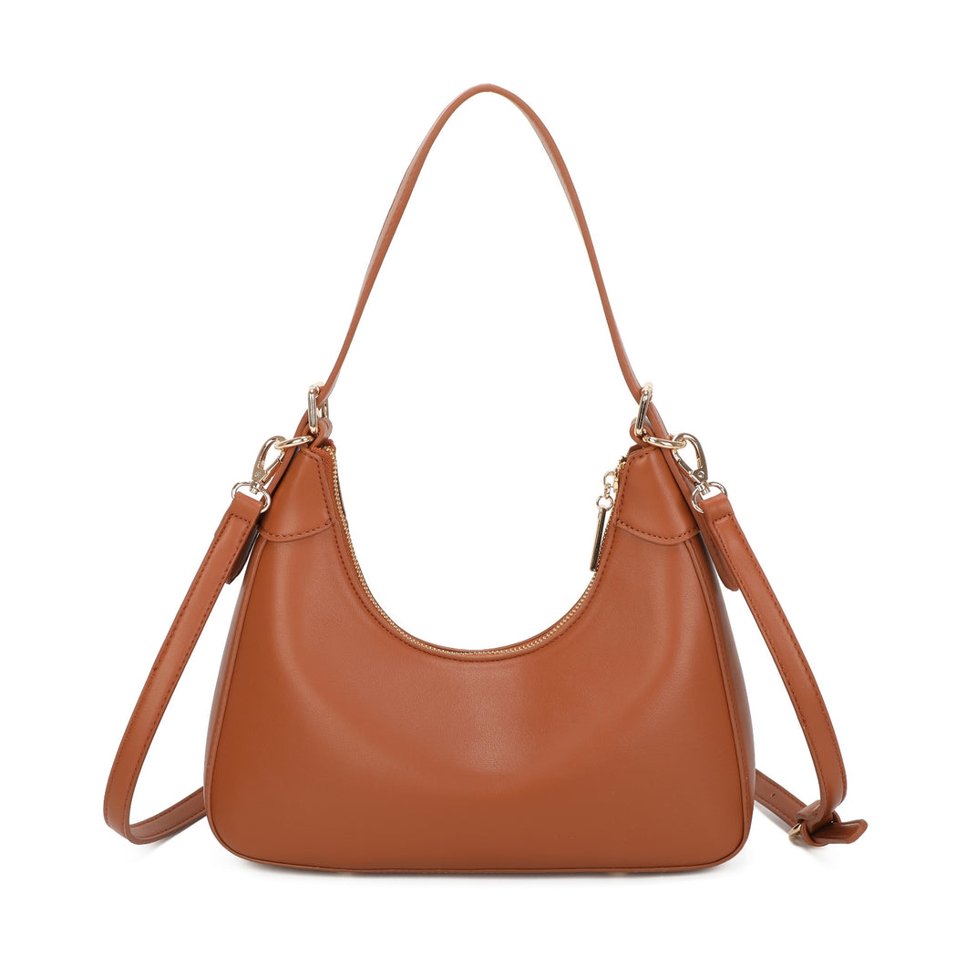 Brown shoulder bag