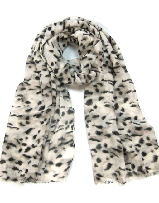 Leopard print scarf